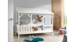 Bed HuisBed inclusief vensterbanken, heel dak en slaaplade