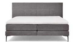 Boxspring Blocks vlak met gestoffeerd matras