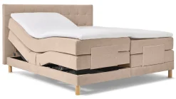 Boxspring Grid verstelbaar met gestoffeerd matras