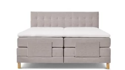 Boxspring Grid verstelbaar met gestoffeerd matras