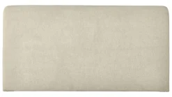 Boxspring Round vlak met gestoffeerd matras