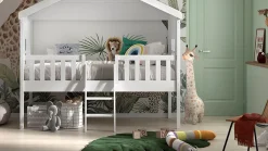 Halfhoogslaper HuisBed