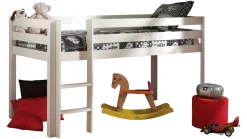 Halfhoogslaper Pino met commode met 4 laden en boekenkast