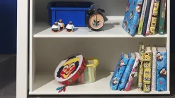 Halfhoogslaper Pino met commode met 4 laden en boekenkast