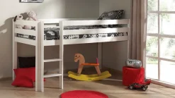 Halfhoogslaper Pino met commode met 2 deuren en boekenkast