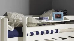 Halfhoogslaper Pino met commode met 2 deuren en boekenkast