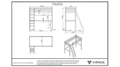 Hoogslaper Pino Mezzanine