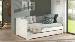 Kajuitbed paneel uitschuifbaar Pino met lade