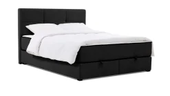 Opbergbed Mani met gestoffeerd matras