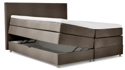 Opbergboxspring Square met gestoffeerd matras